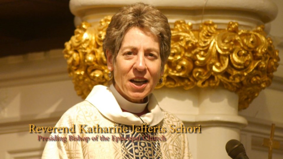The Most Reverend Katherine Jefferts Schori speaks at St. Philip's Episcopal Church in Bedford-Stuyvesant, Brooklyn in celebration of its 115th anniversary.  Photo: Lyndonne Payne