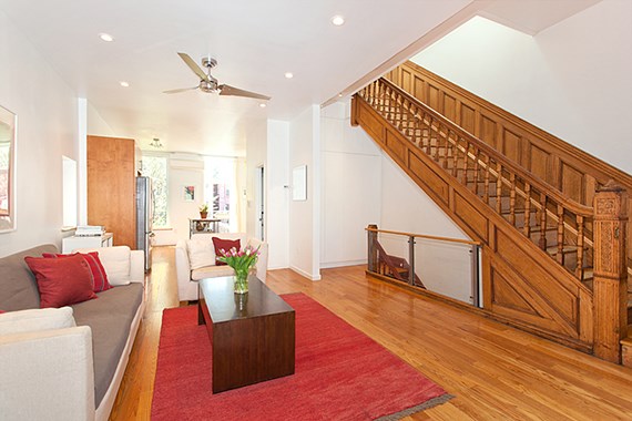 This 6 bedrrom, 3 bathroom townhouse at 96 Quincy Street sold for $2.25 million on June 18.