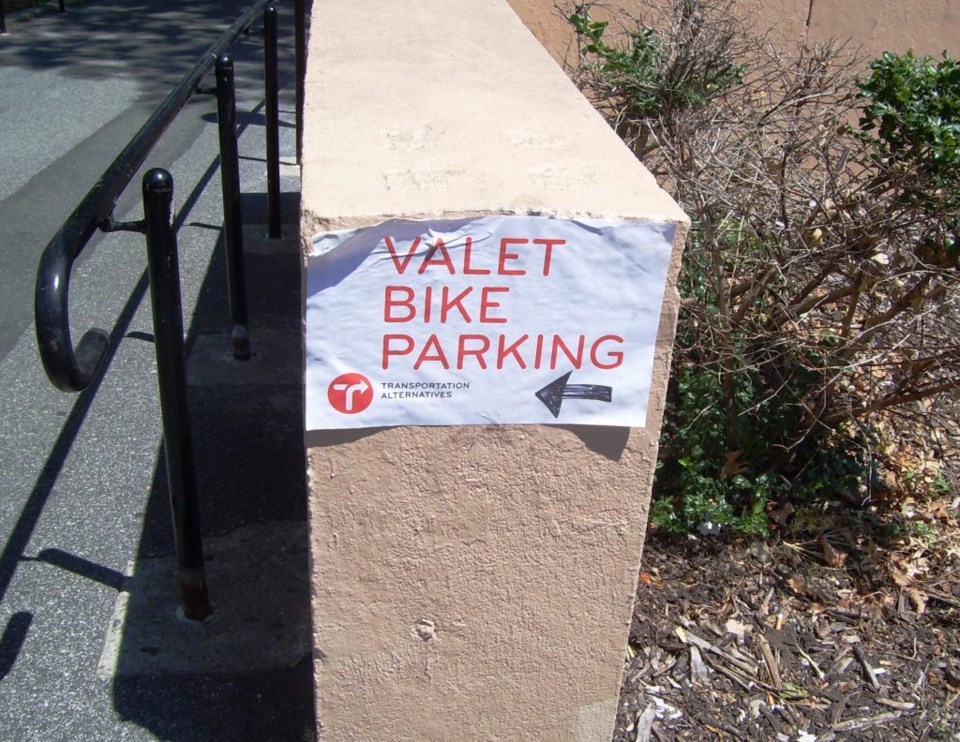 Valet Bike Parking