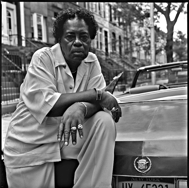Summer, 2014 -- Mr. Thomas Barnes is originally from Norfolk, Virginia and has been a resident of Bedford Stuyvesant for over 50 years. He retired after 25 years of service from the Dept. of Welfare. He is standing next to his 1974 Eldorado Cadillac. Photo: Russell Frederick