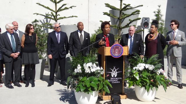 City Councilmember, flanked by leaders of major arts and cultural institutions in her district, announces $22 Million in capital funding