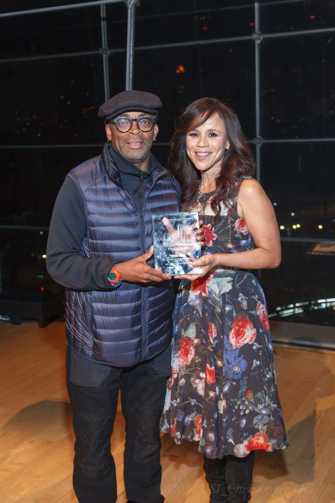 Spike Lee and Rosie Perez