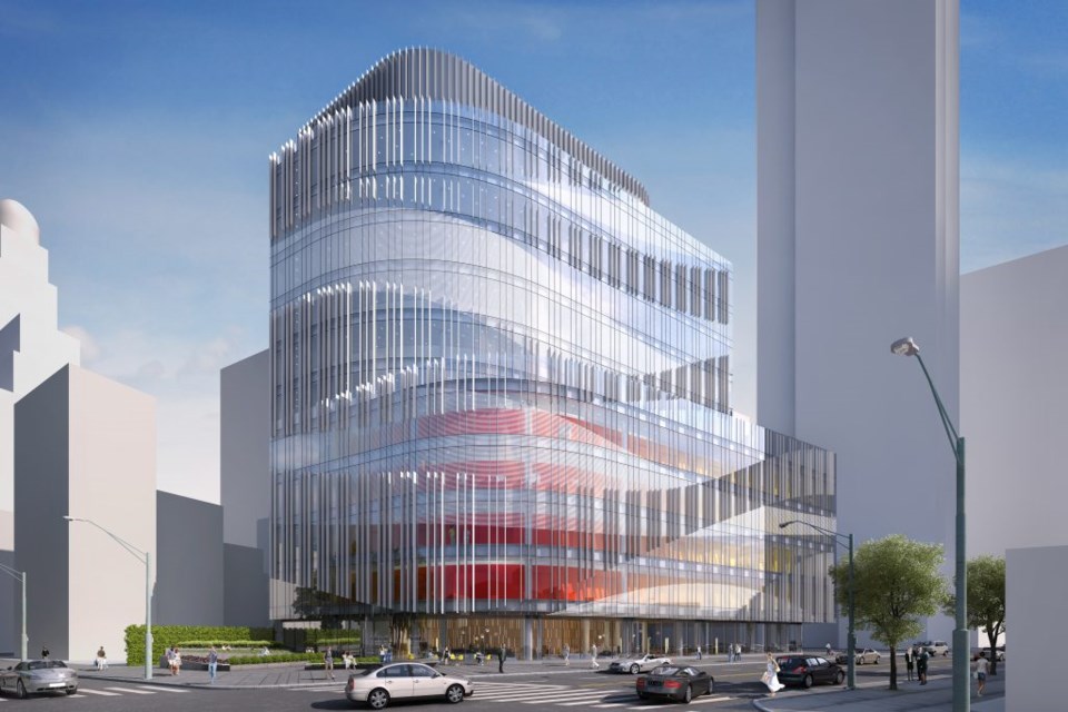 The first renderings for The Health Center, Inc. going up at 620 Fulton Street in the fast-developing Brooklyn Cultural District 