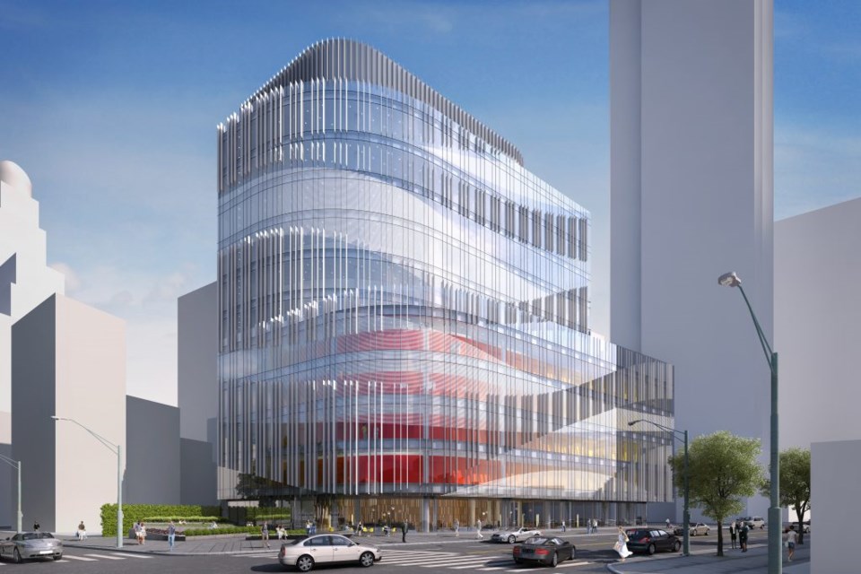 The first renderings for The Health Center, Inc. going up at 620 Fulton Street in the fast-developing Brooklyn Cultural District