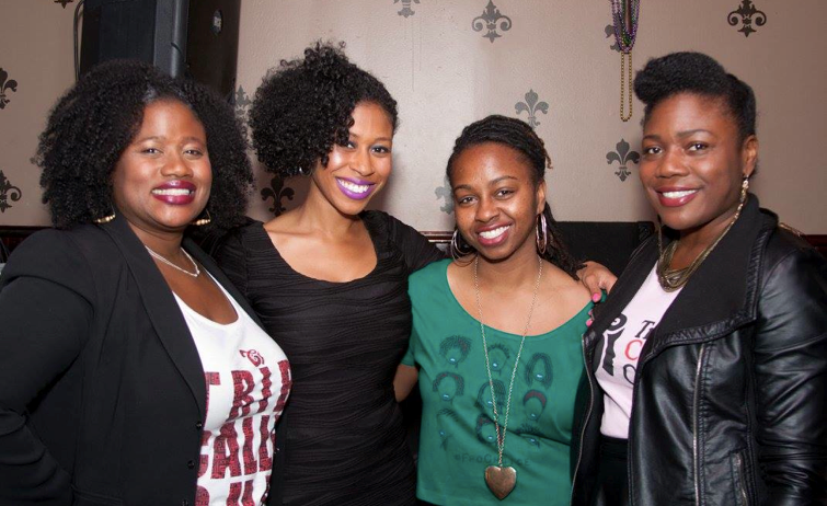 Tribe Called Curl Team: (from left to right) Imani Dawson, Joy Lane, Jaleesa Almonacy, Dasheeda Dawson