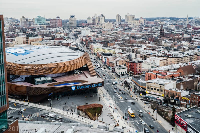 Barclays Center - aerial view Photo: accordrealestategroup.com