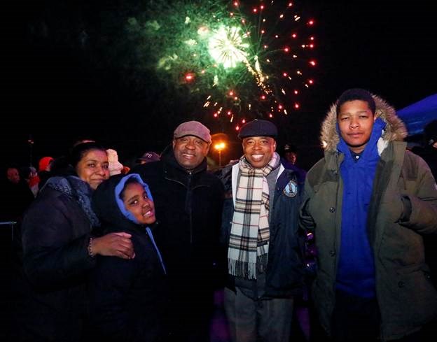 New Year's Eve Celebrations, Brooklyn Borough President's Office, Eric Adams, Diana Reyna