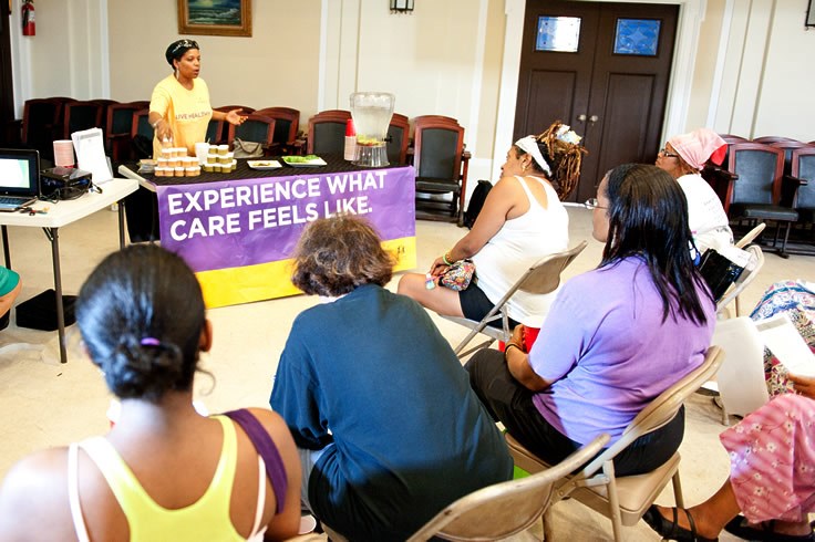 Bedford Stuyvesant Restoration Corporation, Emblem Health, Live Healthy Cooking Demonstration