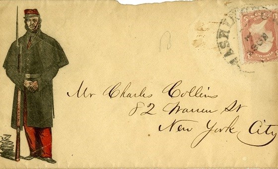 Civil War Envelope, Courtesy Brooklyn Historical Society