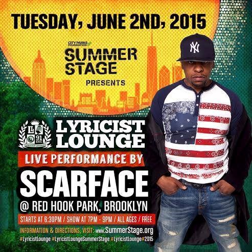 Scarface, Summerstage, Summer Park Series, 2015