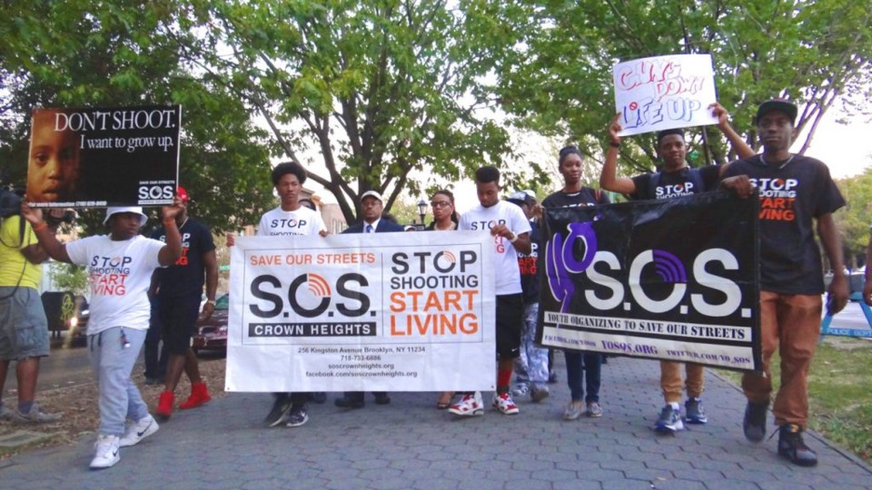 Peace Over Violence March through Crown Heights, 9/17/15