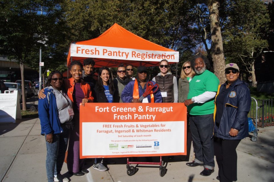 At the launch of the Farragut Fresh Pantry Photo: MARP