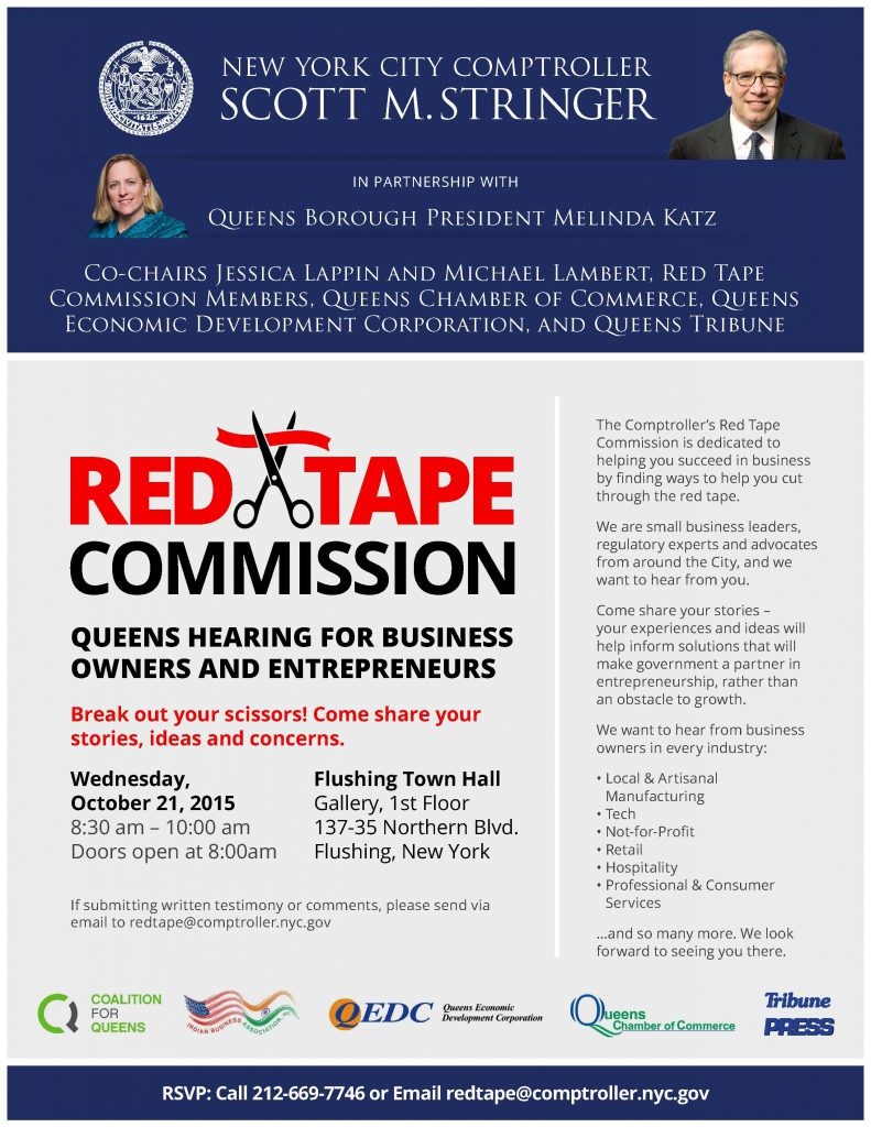 Red Tape Commission Queens Flyer