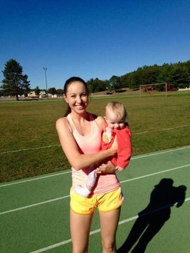 Mothers who ran Marathon while pregnant post pics of their babies