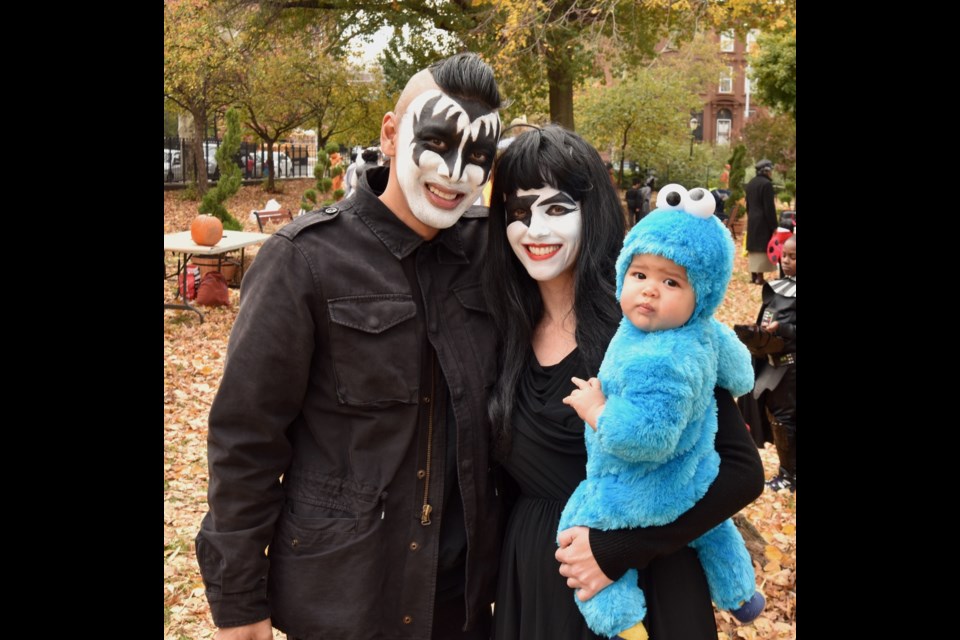 The Luis Family strike a haunting pose