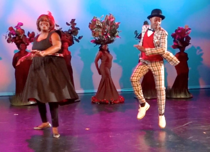 Dancing Star Suzan Johnson Cook, diplomat, presidential advisor and president of Charisma Speakers, dances alongside her partner Lindsey Floyd of Pure Onyx Movement