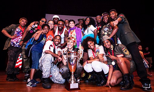 The Vintage Quality dance team celebrates their victory in the 2012 DYCD Nike Step It Up Dance Competition. Vintage Quality is from the Graham Windham Beacon Program in Harlem. Their social campaign cause was Diabetes and Obesity Awareness. Photo: nyc.gov