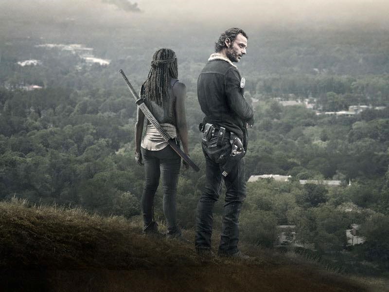 In the most recent episode of "The Walking Dead," Rick Grimes (Andrew Lincoln) and Michonne (Danai Gurrira) have started a "love thang."