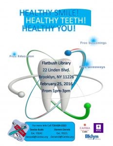 Oral health 2016 Flier