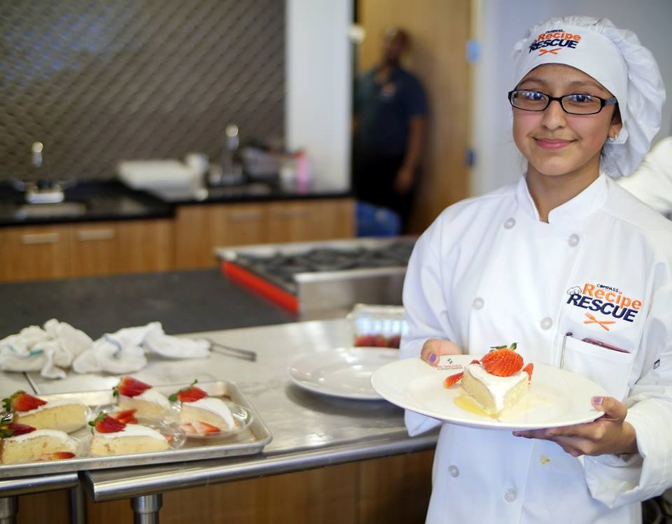 Evelyn Corona Ramirez, 14, first-place winner of the 2016 Recipe Rescue cooking competition