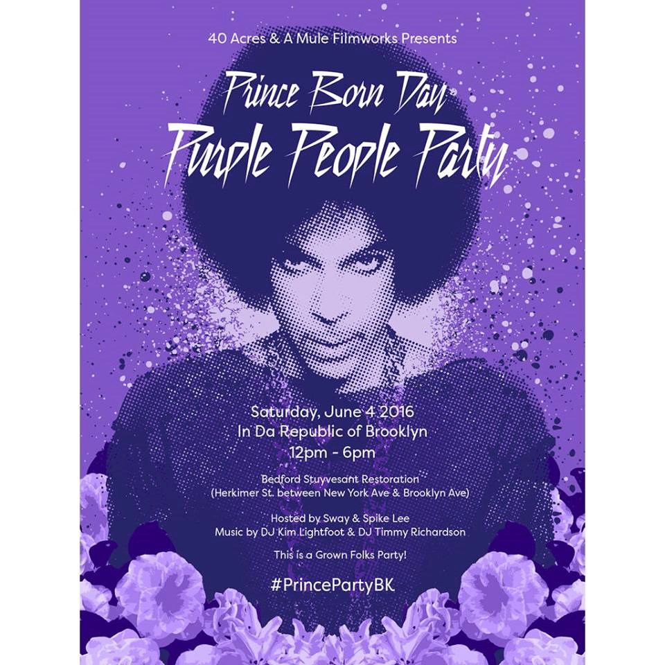Purple People Party, Prince, Spike Lee, Brooklyn