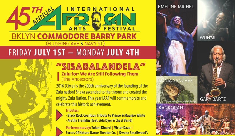 International African Arts Festival, 2016 African Arts Festival