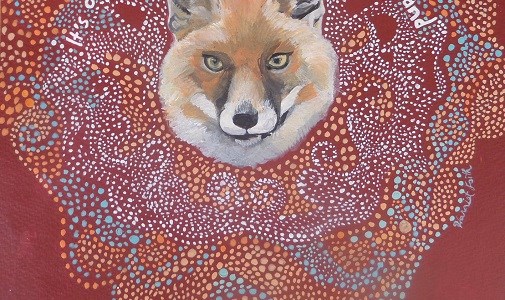 Painting By Harriet Faith. Quote From Jenna Woginrich.