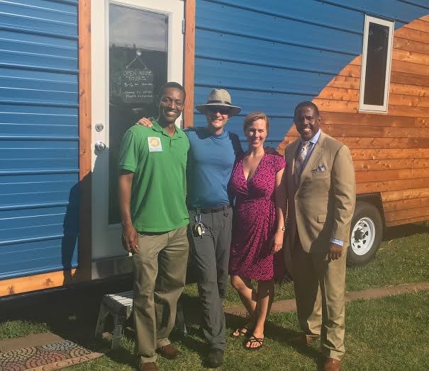 State senator kevin parker, tiny homes, proof is positive tour, sustainable energy