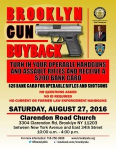Brooklyn, Gun, Brooklyn Gun, Gun Buy Back, Guns, Program, Firearms, Event, Rifles, Shotguns