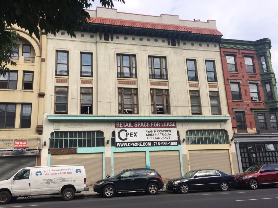 The building proposed for the shelter. 1217 Bedford Ave.