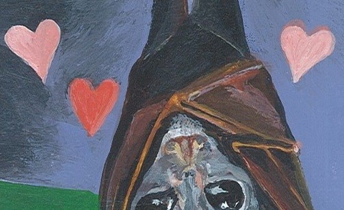 Painting Of Bat By Harriet Faith
