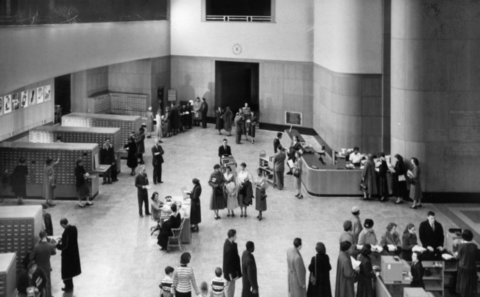 Lobby, Brooklyn Public Library, Brooklyn, Library