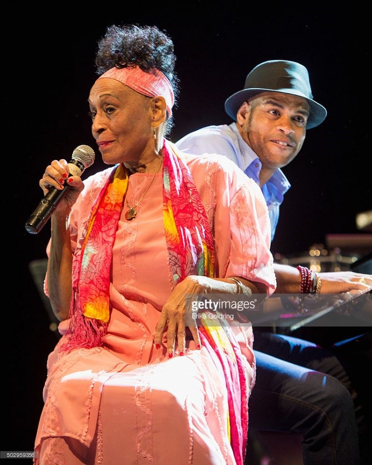 Omara Portuondo and Company performing, December 20, 2015, in Havana, Cuba.