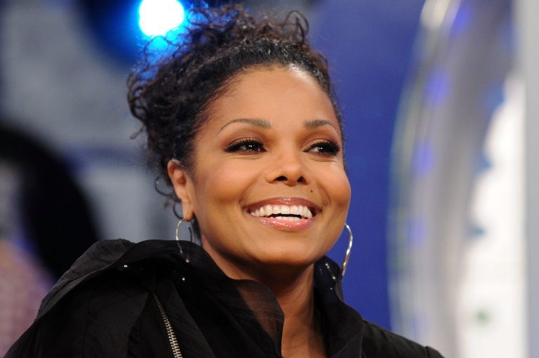 NEW YORK - MARCH 31: Singer Janet Jackson visits BET's 106 & Park at BET Studios on March 31, 2010 in New York City. (Photo by Bryan Bedder/Getty Images)