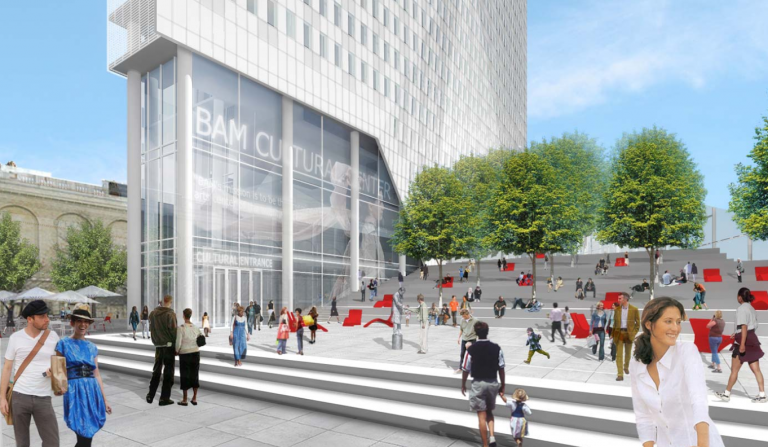 Rendering of new apple store in Fort Greene/Downtown Brooklyn Business District Photo: ten-arquitectos.com