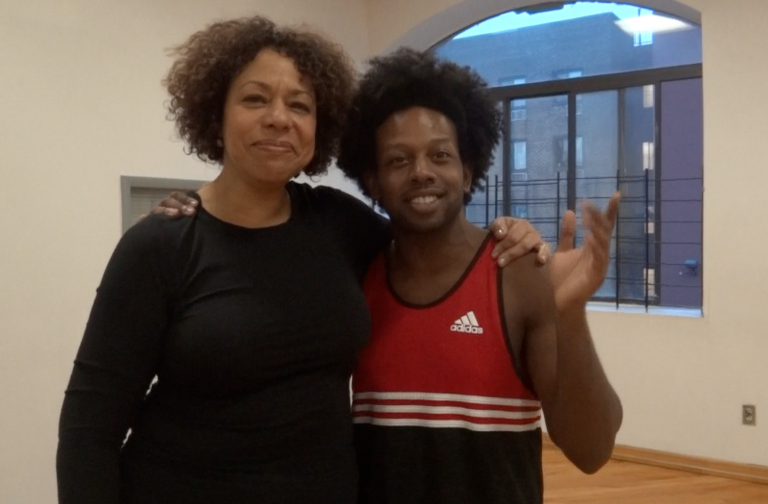 Lisa Bing and choreographer Nigel Campbell, Stars of New York Dance