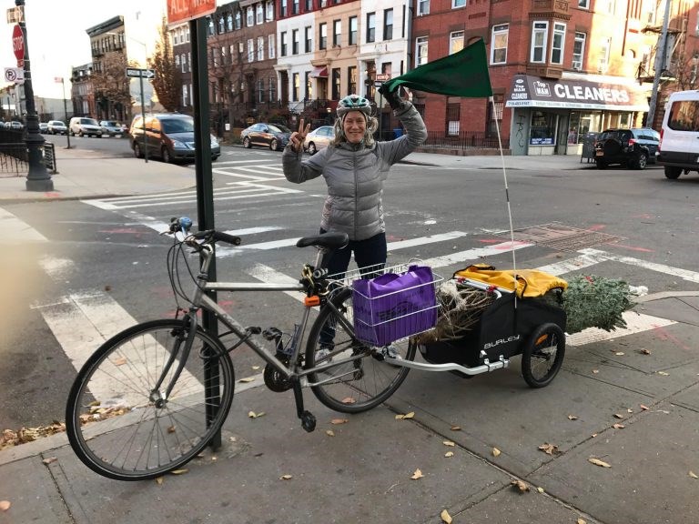 Shawn Walsh, owner of Say Grace Delivery service in Bed-Stuy Photo: FB