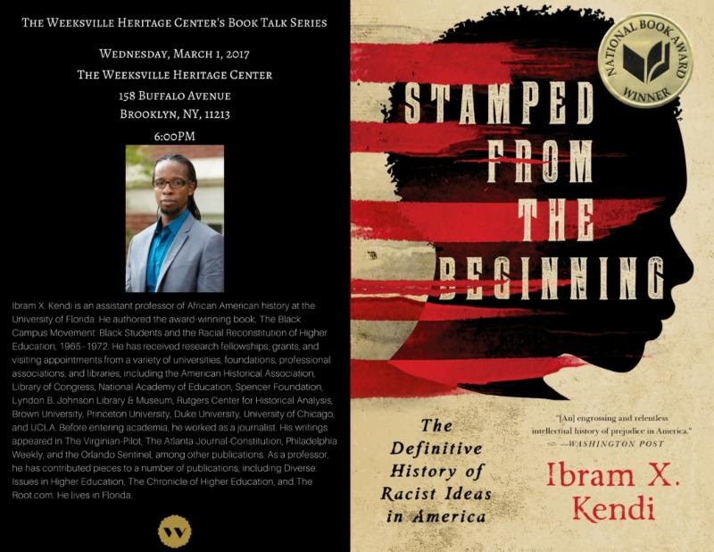 Ibram X. Kendi of his new book, Stamped From the Beginning: The Definitive History of Racist Ideas in America
