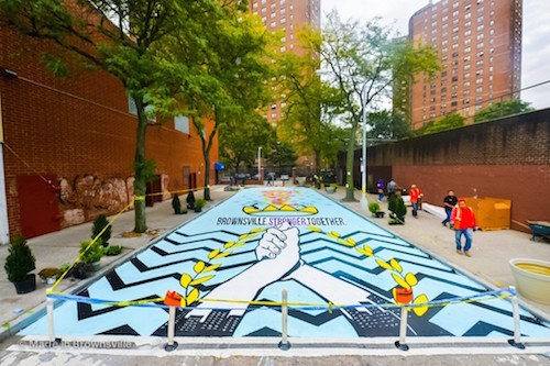 Mayor De Blasio, nyc mayor, Brownsville, de Blasio, Brooklyn, Brownsville Community Justice Center, neighborhood innovation labs, solar energy, Brooklyn solar power, Mayor Bill de Blasio's plan to make Brownsville the city's first Neighborhood Innovation Lab will bring you talking trash that tells you when it's
