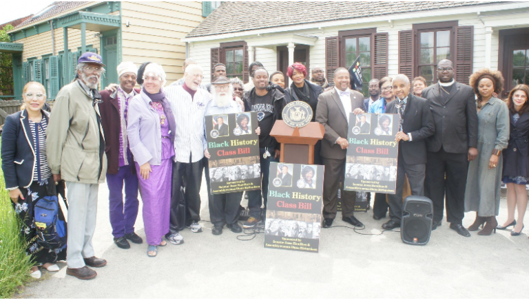 black history bill, senator jesse hamilton, jesse hamilton, Assemblywoman Diane Richardson, Assemblywoman Laurie Cumbo, black history bill jesse hamilton, jesse hamilton black history bill, education in new york state, black history class, black history, schools in new york state, department of education, new york state education department