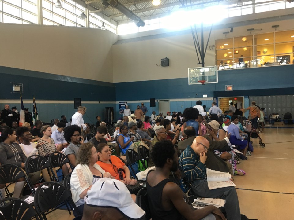 Crowd at Ingersoll Community Center before Laurie Cumbo delivers 35th District State of the District