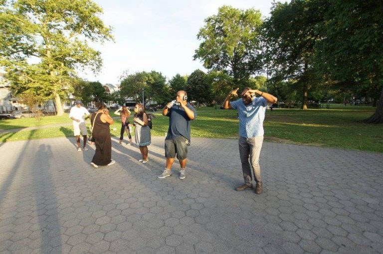 NYC Parks Department, Nieuw Amersfort Park Association, Kevin S. Parker, Jumaane Williams, silent disco, East Flatbush, BK Reader, Friends of Amersfort Park