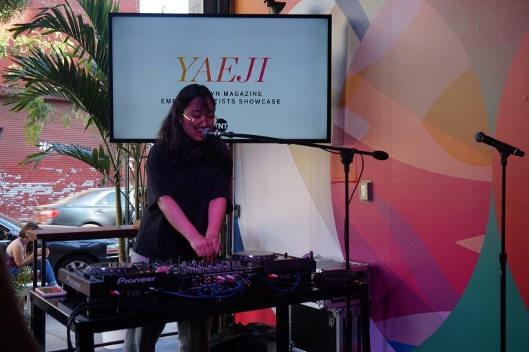 The Brooklyn Magazine Emerging Artist Yaeji Performing at the TNT Backstory Stage.
