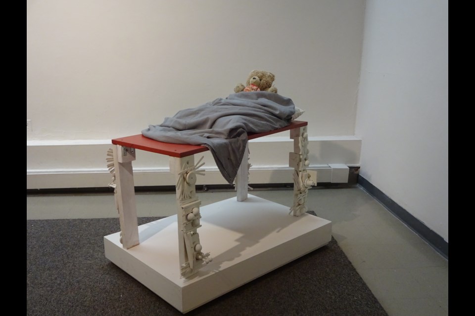 A sculpture by Kathleen Donnelly