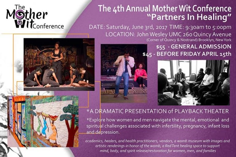 Spirit of A Woman, DOHMH, John Wesley United Methodist Church , Bedford-Stuyvesant, Darryl Aiken-Afam, Bed-Stuy, Reproductive Health, reproductive rights, reproductive choices, Mother Wit Conference, Playback Theater, poetry, art, storytelling, womb museum, reproductive healing