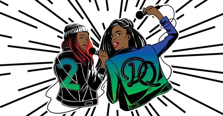 2 Dope Queens, BK Reader, Phoebe Robinson, Jessica Williams, Kings Theatre, HBO specials, comedians of color, podcast, lgbtq podcast, feminist podcast, African American podcast, stand-up comedy, The Daily Show, Trevor Noah, The Nightly Show with Larry Wilmore, Late Nigh with Seth Myers, Broad City, You Can't Touch My Hair, 