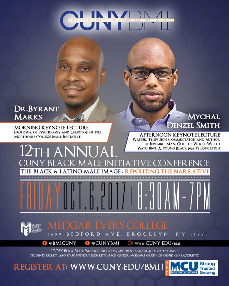 12th Annual CUNY Black Male Initiative, Medgar Evers College, BK Reader, Dr. Bryant Marks, Mychal Denzel Smith