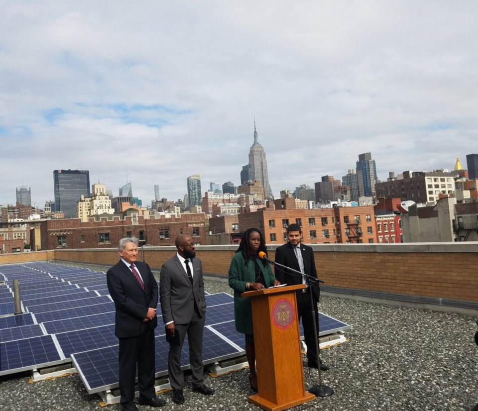 solar, NYCHA, BK Reader, clean energy, low-cost energy, green energy, solar energy Brownsville, solar power Brooklyn, solar power Gowanus, solar power Park Slope, solar power Brooklyn Navy Yard, Brooklyn Navy Yard, solar Sunset Park, Sustainability Agenda, NYCHA's Green City Force, NextGeneration NYCHA, alternative energy,Mayor Bill de Blasio, solar industry,