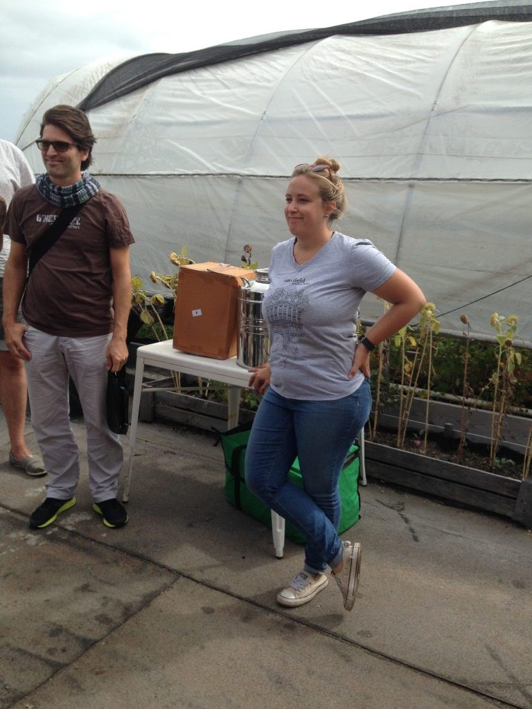 Tinyfield, BK Reader, urban farming, rooftop farm, Community Supported Agriculture, CSA, Strong Rope, Bedford-Stuyvesant, Pfizer building, Tinyfield Roofhop Farm, Keely Gerhold, Acumen, Ashish Dua, urban development, urban agriculture, Brooklyn rooftop farm