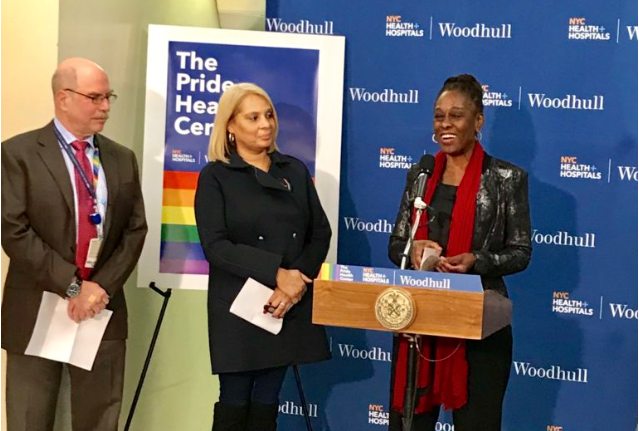 LGBTQ Health, Pride Health Center, First Lady Chirlane McCray, NYC Unity Project, LGBTQ youth, gender nonconforming, transgender, transgender health, Woodhull Hospital, NYC Health + Hospitals/Woodhull, Brooklyn LGBTQ Brooklyn, Bedford Stuyvesant,